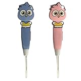 Croing (2 pcs) LED Light Ear Pick for Kids and Adults, Ear Spoon Curette with Light, Ear Cleaner with Light Kit, Lighted Ear Wax Removal Tool