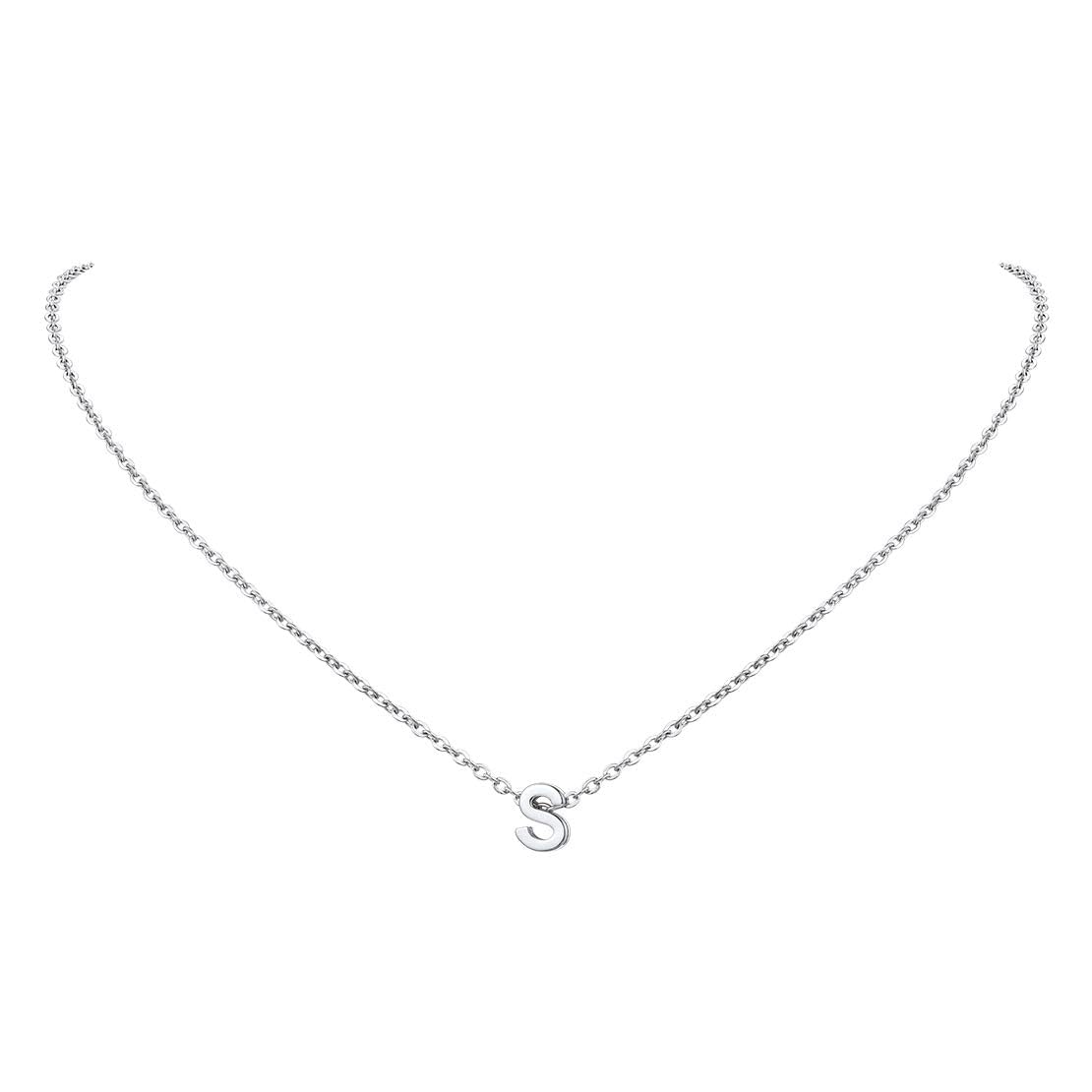 FindChic S Necklace for Women Initial Necklaces for Mom S Letter Necklace