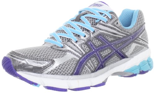 ASICS Women's GT-1000 Running Shoe,Titanium/Iris/Turquoise,12 D US