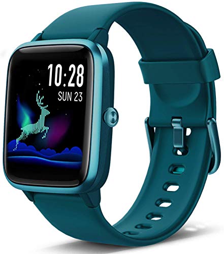 Fitpolo Smart Watch for Men Women,1.8” Touchscreen, Bluetooth Call, Alexa Built-in,24/7 Heart Rate SpO2 Monitor,Step Counting,Sleep Tracking, IP68 Waterproof Fitness Tracker Watch for Android iPhone