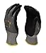 G & F 1529M-3 EndurancePRO MicroFoam Nitrile Coated Work Gloves for General Purposes, Lightweight Work Gloves, 3 Pair Pack, Medium