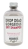 All Natural Vegan Dry Shampoo - Drop Dead Gorgeous Dry Shampoo Powder for Dark Hair Brunettes