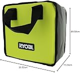 Ryobi Lime Green Tool Tote Bag Single Genuine OEM Medium Duty Storage Organizer view 5