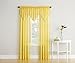 No. 918 Erica Crushed Voile Ascot Beaded Sheer Rod Pocket Curtain Valance