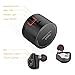 Touch Control True Wireless Earbuds with Charging Case,Siri/Voice Commands Noise Bluetooth Earbuds with Mic,Noise Cancelling Water Proof Bluetooth Earbuds for Running with Portable Carry Case