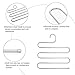 Myfolrena Pants Hangers S-Shaped Jeans Clothes Organizer for Closet Space Saving Slack Trousers Hangers Stainless Steel Hangers (4-Pack)