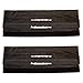 Islanders 27 Inch Aero Flat Roof Rack Pads (2 Piece), Black Aero Flat 27 in, 27 Inches