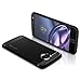 Spigen Rugged Armor Moto Z Droid Case with Resilient Shock Absorption and Carbon Fiber Design for Moto Z Droid 2016 - Black