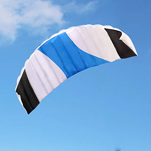 Lixada1 Frameless Soft Dual Line Stunt Parafoil Kite 150 x 330cm / 59" x 130" Huge Parachute Sports Beach Flying Kite