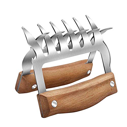 Bear Claws Meat Shredder, Pulled Pork Shredder Claws, 3 In 1 Metal Meat Claws,Stainless Steel