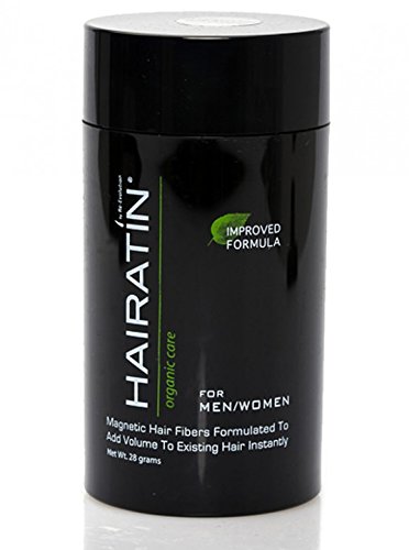 Hairatin (Revolution) Hair Fibers All Natural Organic Keratin Protein Instant Hair Thickening System 