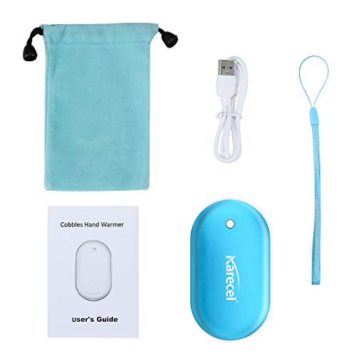 Karecel Hand Warmers Rechargeable, Electric Hand Warmer Reusable 5200mAh Powerbank Portable USB Heater Battery Hot Pocket Warmer Heat Handwarmers, Cool Gifts for Men and Women in Cold Winter - Thumbnail 7