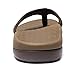 Plantar Fasciitis Feet Sandal with Arch Support – Best Orthotic flip Flops for Flat Feet，Heel Pain- for Women (11 M US, Brown)thumb 4