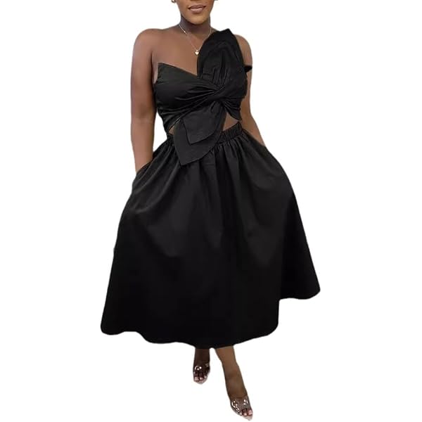 adrianna papell black high low dress Black High Low Crepe Halter Gown With Organza Draping