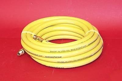 25 FT 3/8" CONTINENTAL AIR RUBBER HOSE FOR AIR COMPRESSOR