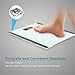 FRK Digital Body Weight Bathroom Scale, High accuracy with Tempered Glass Platform, Smart Step-on Technology, Batteries Included