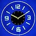ADVPRO cnc2001-b Round Numerals Illuminated Edge Lit Bar Beer Neon Sign Wall Clock with LED Night Light
