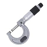 Clockwise Tools MMTR-01 Premium Outside Micrometer with Carbide Tip 0-1
