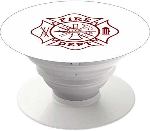 Cell Phone Holder.Expanding Stand and Grip Mount Holder.Fire Dept Firefighter
