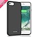 Battery Case for iPhone 6s Plus / 6 Plus 8500mAh,HETP Rechargeable External Charging Case for iPhone 6 Plus 6s Plus Protective Battery Pack Apple Portable Power Bank (5.5 inch ) - Black