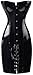 Alivila.Y Fashion Womens Faux Leather Vintage Club Party Corset Dress