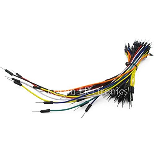 Isali 65pcs Jump Wire Cable Male to Male Jumper Wire for Arduino Breadboard