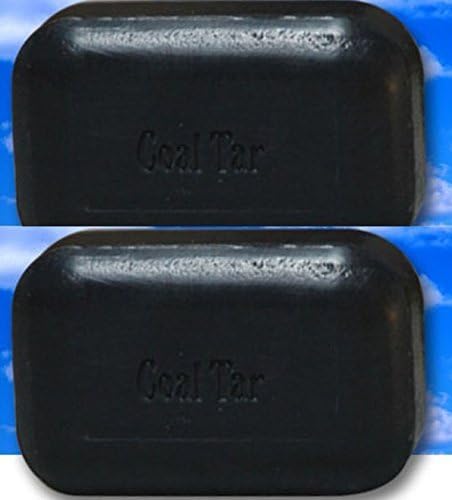 2 bars Coal Tar Soap (Black) (110g /bar) Brand: Soap Works by soap work