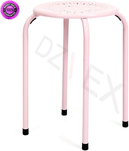 DzVeX 6-Pack Backless Round Top Metal Stools (Pink) And kitchen island bar stools bar stools costco bar stools for sale clearance bar stools swivel bar stools with backs counter height bar stool
