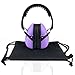 HearTek Kids Earmuffs Hearing Protection with Travel Bag- Junior Ear Defenders For Children, Padded Baby Ear Protection, Infants, Small Adults, Women - Adjustable Protector Noise Reduction Ear Muffs