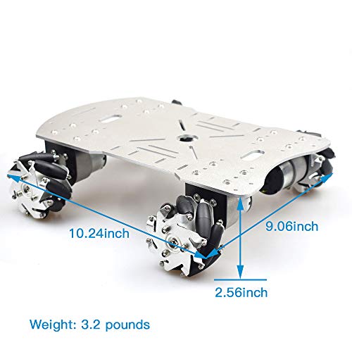 3 Moebius+Mecanum+Platform+Chassis+Raspberry