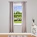 Kenney KN71674 Beckett Soft Square End Standard Decorative Window Curtain Rod, 48-86