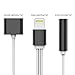 2 in 1 iphone 7 adapter, Premium Lightning Adapter and Charger (Black)