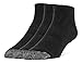 Galiva Men's Cotton Extra Soft Ankle Cushion Socks - 3 Pairs, Medium, Black