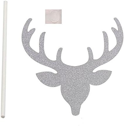 Xander Christmas Cake Topper Decorations, Cake Topper Letter Merry Christmas Cake Decorations (Silver-5)