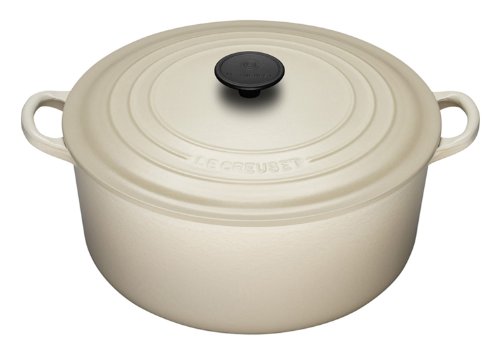 Click Here to See More Images Le Creuset Enameled Cast-Iron 5-1/2-Quart Round French Oven, Dune
