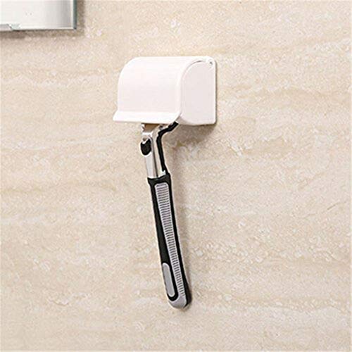 Euone Razor Holder Rack, Mens Razor Shaver Hanger Holder Rack Storage Mount Wall Bathroom Accessory
