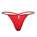 Cotton Whisper Women's Sexy Cotton G-String V-String Panties 4 Pack