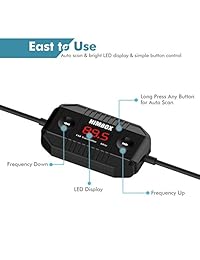 iClever himbox hb f02 auto escaneo Wireless Transmisor FM Radio Adaptador Kit de Coche con Clip