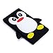 iPod Nano 7 Case, iPod Nano 8 Case, FiveBox 3D Penguin Soft Silicone Rubber Skin Shell Case Cover for Apple iPod Nano 7th 8th Generation 7G 16GB(Black)