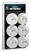 PRO SPIN Ping Pong Balls - White 3-Star 40+ Table Tennis Balls (Pack of 6) | High-Performance ABS Training Balls | Ultimate Durability for Indoor / Outdoor Ping Pong Tables, Competitions, Games