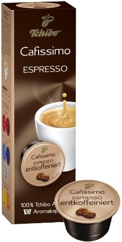 Tchibo Cafissimo Capsulals Espresso Entkoffeiniert (Decaf) Caffitaly,Gaggia