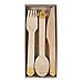 Meri Meri Gold Wooden Cutlery Set (Pack of 24)