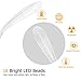Sunnest 16 LED Book Light, Easy Clip on Reading Lights for Books in Bed, 3 Brightness USB Rechargeable Touch Switch Eye Care Bedside Led Reading Lamp Perfect for Bookworms & Kids