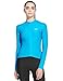 Baleaf Women's Space Dye Long Sleeve Cycling Jersey UPF 30+ Sky Blue Size S