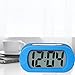 Lomanda Digital Alarm clock, Easy to Set Kids Alarm Clock Battery Operated Large LED Display Clock Silicone Cover with Backlight Snooze Bedrooms Great for Kids Boys Girls (Blue)