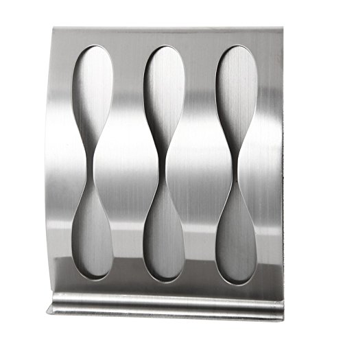 Stainless steel wall mount toothbrush holder 3 position Self-adhesive tooth brush Organizer box bathroom accessories