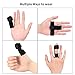 Trigger Finger Splint with Aluminium Bar, Finger Support Brace with Extra Hook & Loop Straps Fits All Fingers for Straightening Curved, Bent, Locked & Stenosing Tenosynovitis, Unisex (TFS(A))