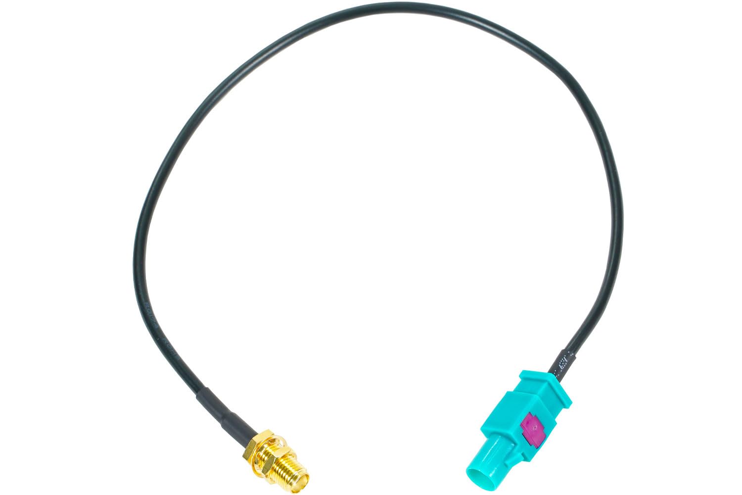 Fohevers SMA Male to Fakra Z Male RG174 Extension Cable 30CM(12 inches) Antenna Coaxial Low Loss Pigtail