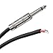Seismic Audio QRW15 15-Feet Raw Wire to 1/4-Inch Speaker Cable, 16 Guage, PA/DJ/Home Audio