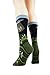 Foot Traffic Women's Socks, Fun Fantasy Socks, Sizes 4–10 (Alien Abduction)
